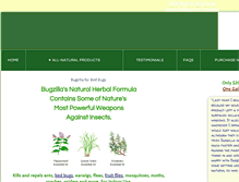 Tablet Screenshot of bugzillapesticide.com